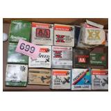 SHOT GUN SHELLS & BLACK POWDER (MOST ARE FULL)