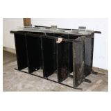 TWO SETS METAL SHELVING