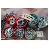 HARDWARE, CLEVIS, TARP STRAPS, ETC