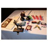 POCKET KNIFE, PEZ DISPENSERS, STOCKING HOLDER, ETC