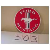 VINTAGE PORCELAIN FORD MUSTANG SIGN
