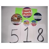 OLD ADVERTISING BUTTONS