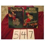 10 CENT COMICS....SPACE MOUSE, MOUSE MUSKETEERS