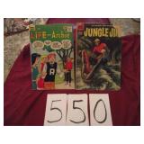 12 CENT COMICS....ARCHIE, JUNGLE JIM