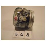 JAR OF OLD BUTTONS