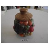 JAMAR MALLORY ANTIQUE COOKIE JAR "67"