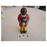 BLACK  MEMORABILIA CAST IRON BANK