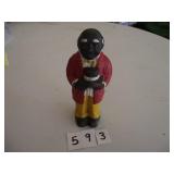 BLACK  MEMORABILIA CAST IRON BANK