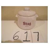 STAG BEER CERAMIC COOKIE JAR