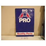 LARGE DOUBLE SIDED METAL BIG A SIGN