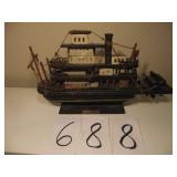 VERY RARE MISSISSIPPI TUGBOAT MODEL