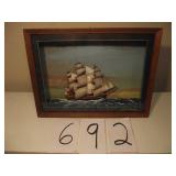 "CONSTITUTION" SHADY BOX SHIP