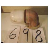 ANTIQUE R&S CO. NEW YORK CAST IRON LIGHT