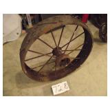 ANTIQUE STEEL WHEEL (LARGE)