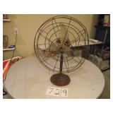 VINTAGE FAN, CAST IRON STAND ?...ROBBINS