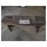 VINTAGE WOOD BENCH