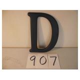 LARGE LETTER "D"