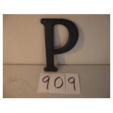 LARGE LETTER "P"