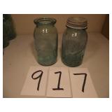 VINTAGE SET OF 2 BALL JARS