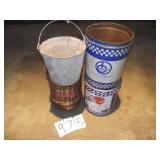 4 PCS. BUCKET, 3 CANS