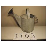 OLD GALVANIZED WATERING CAN
