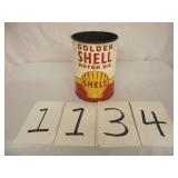 SHELL OIL CAN