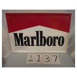 VINTAGE LARGE MARLBORO METAL SIGN