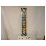 OIL CHANGE METAL SIGN