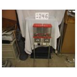 VINTAGE KOMET 5 CENT PEANUT COMBO VENDING MACHINE