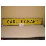 CARL ECKART SIGN