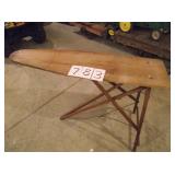 OLD WOOD IRONING BOARD