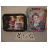 2 COCA COLA TRAYS