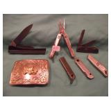 MISC KNIFE & BUCKLE LOT