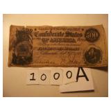 500 CONFEDERATE STATES OF AMERICA