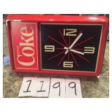 Vintage Coca Cola Clock