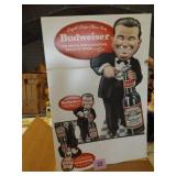 2-SIDED BUDWEISER STAND UP....NIB