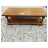 TELL CITY SOLID ROCK MAPLE COFFEE TABLE...47 X 19"
