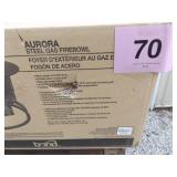 STEEL PROPANE GAS FIRE BOWL.....NIB