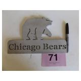 METAL SIGN..CHICAGO BEARS