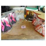 6 HOLIDAY BARBIES....NIB...1991,1992,1997,1998