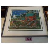FRAMED PRINT..LISLE C. WISEMAN.....1993