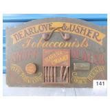 WOOD CIGAR SIGN....32 X 21"