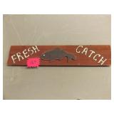 HANDPAINTED WOOD SIGN...30 X 6"