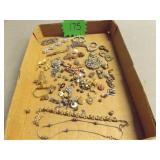 VINTAGE JEWELRY...MISSING STONES, SOME BROKEN