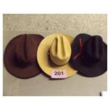 3 HATS...L, MED, & ???
