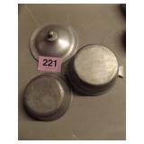 CLUB ALUMINUM & LID, INSERT PAN....3PCS.