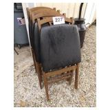 4 FOLDING CHAIRS