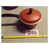 CLUB ALUMINUM SAUCE PAN...6" TERRA COTTA