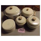 CLUB ALUMINUM...9PCS. OFF WHITE