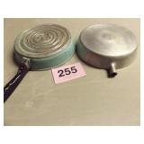 CLUB ALUMINUM FRYING PANS..10" BLUE, 10" NO HANDLE